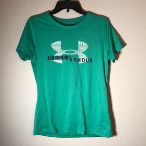 WOMENS UNDER ARMOUR WORKOUT TEE